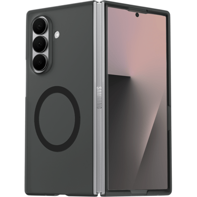 ShieldCase Magnetisch Slim Case geschikt voor Samsung Galaxy Z Fold 7 – Matzwart Telefoonhoesje – Dunne Backcover met Magnetische Ondersteuning – Schokbestendige Slim Fit Hoes voor Fold7