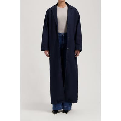 Mud Jeans Elin Trench Rinse Size: S | Denim Jackets Outlet | Dames | Blauw