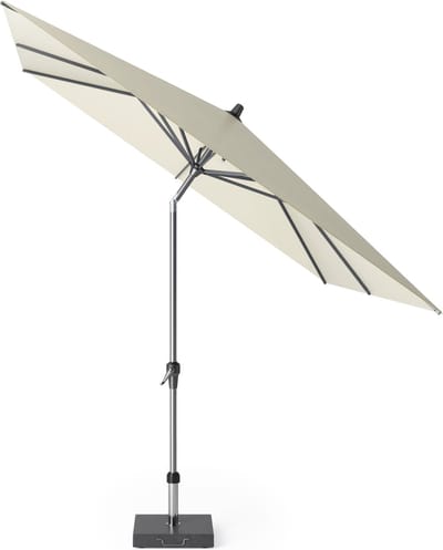 Platinum Sun & Shade - Middenstokparasol - Riva - 250x250cm - Ecru - Kantelbaar - Easy-up draaisysteem - 96% UV protectie