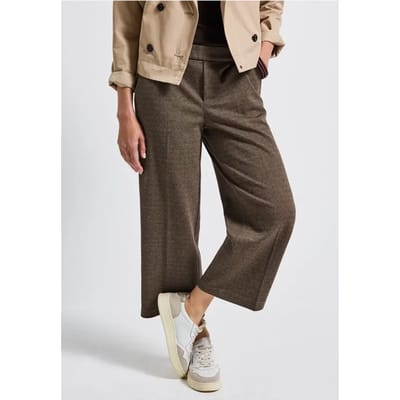 Broek met gedessineerde straight legs