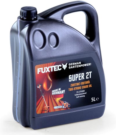 Motorolie - FUXTEC - 2 takt 5 liter - voor bosmaaiers, elektrisch gereedschap, Made in Germany