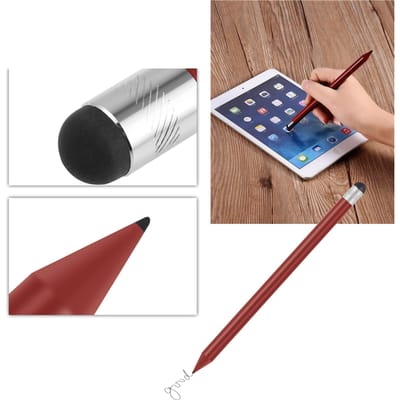 Vervangende capacitieve touchscreen styluspen/pen voor iPhone, Blackberry en HTC (paars)