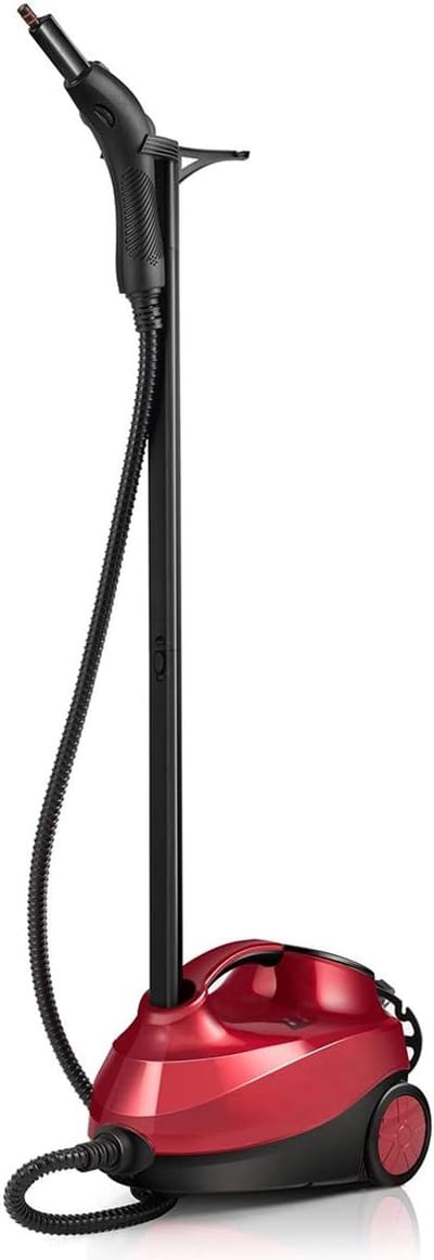 Stoomreiniger 2000W - Vloerstomer Mop - Dieptereiniging Huis - 19 Delige Set - 1.5L Tank 4 Bar - Rood