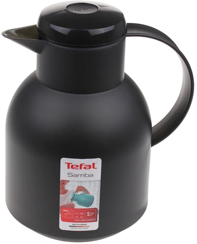 Tefal Samba isoleerkan 1.0L zwart.