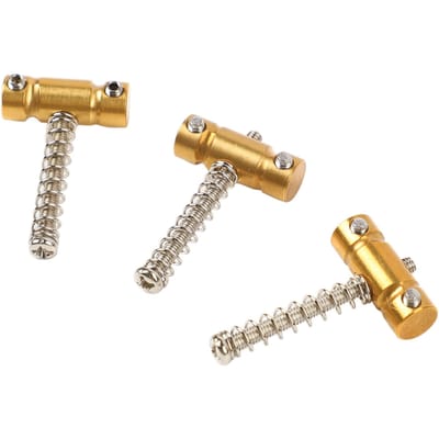 3PCS Sillets de Guitare Laiton Accordage Cordes Chevalet Sillet de Remplacement pour Guitare Électrique Série GT
