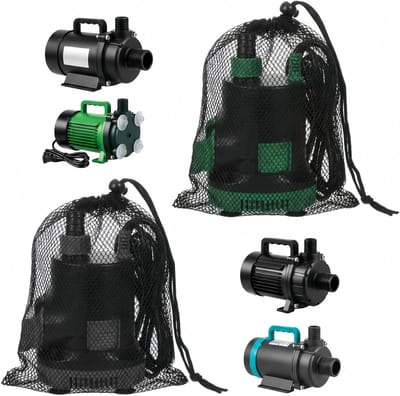 Pompzak voor filterpomp, 45 x 45 cm netzak voor waterfilter, set van 2 stuks