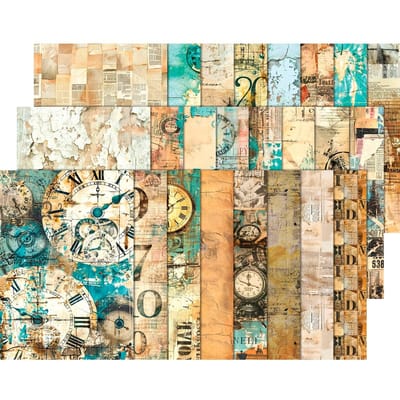 Ciao Bella Tissue paper set "Fragments of Time"