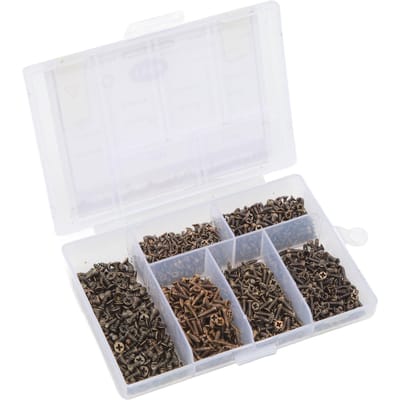 1200 stuks M2 M2.5 Verzonken Kruiskop Zelfborende Schroef Kit Miniatuur Bevestigingsschroef voor Houtbewerking