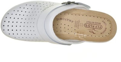 Fly Flot Wit Instapper Gaatjes maat 39