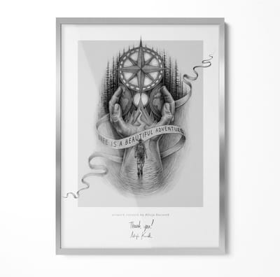 Tulup Fotolijst - Zilver Posterlijst - Kliklijst 50x70 cm - Moderne Fotolijst - Decoratieve Lijst