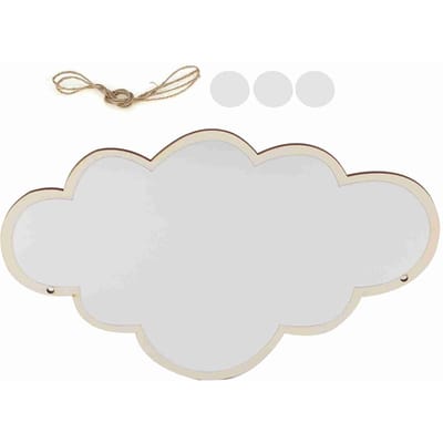 Noordse Acryl Decoratieve Spiegel Muursticker Decal Kinderen Kinderkamer Kunst Huisdecoratie #Wolk