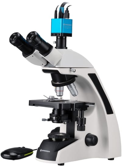 Bresser Microscoop - Science TFM-301 - 4x-100x Vergroting - Incl. MikroCam MINI Full HD HDMI