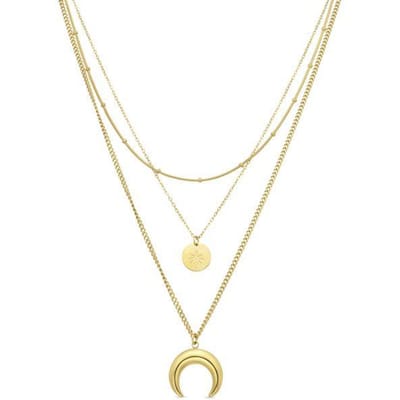 Collier - LUXENTER - Salsu - Finition or jaune 18 carats - Acier - Femme jaune