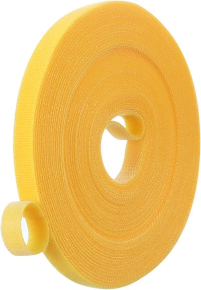 Dubbelzijdige kabelbinders voor kabelmanagement - 33 FT nylon koordmanagement tape - Herbruikbare klittenband strips voor thuiskantoor en tuin