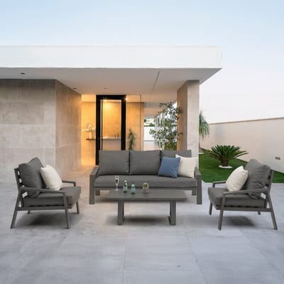 Garden Impressions Coba 3-zits lounge tuinbank - donker grijs
