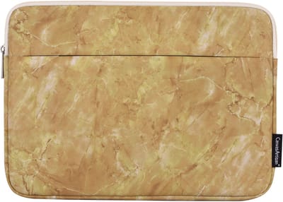 Laptophoes 13 Inch GR - Laptop Sleeve - Marmer Goudkleurig