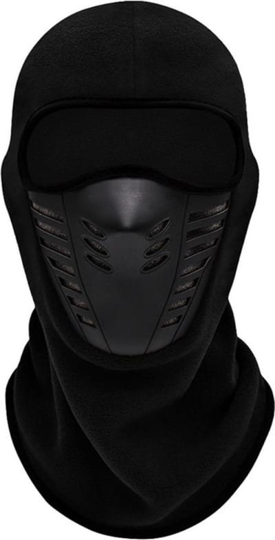 Livano Ski Mask - Winter Masker - Ski Masker - Balaclava - Bivakmuts - Full Face Mask - Zwart