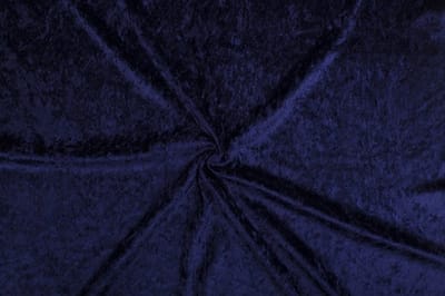 Velours de panne stof - Marineblauw 8 - 1 meter