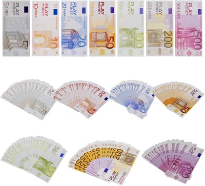 Groot Pakket Nep Euro Bankbiljetten Speelgeld - 400 Stuks Valse Geld Biljetten voor Kinderen en Feesten