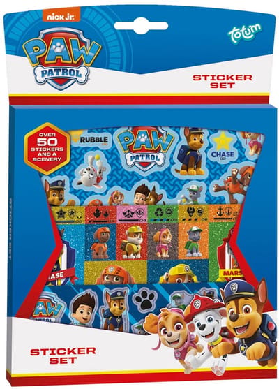 Paw Patrol Stickerset – Grote stickerset voor kinderen – Boordevol stickers – Creatief speelgoed – Knutselen – Versieren – Kleurrijk & kindvriendelijk – Paw Patrol fans – Stickerplezier – Cadeau-idee – Decoratie – Nickelodeon – Marshall, ChaseSkye