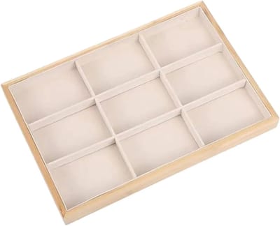 Sieraden Opbergvak - Sieraden Organizer - Kamer Decoratie - 9 Roosters - 10x10x10 mm - Niet gespecificeerd