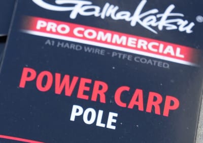 Gamakatsu Power Carp Pole Barbless Onderlijnen H14 0.17mm 20cm