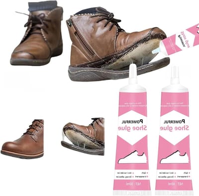 Schoenlijm Set - Reparatielijm - Schoenen Repareren - Waterproof en Sterk - 2x 60 ml - Transparant