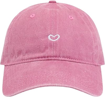 Pet - Baseball Cap - Baseball cap heren - Zomer petje - Ponytail Baseball Cap - Verstelbare Baseball Cap voor Dames - Vintage Hoed - Baseball Cap met Bescherming tegen de Zon - Met Ponytail Gat - Geschikt voor buitensporten(roze)