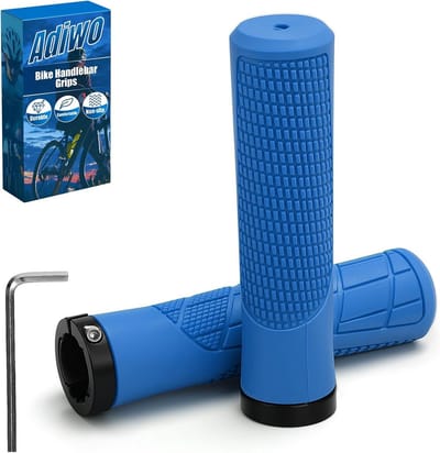 Ergonomische Fietsstuur Handvatten - Antislip & Eenvoudige Montage - Blauw