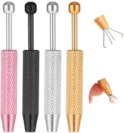 4-delige set geperforeerde grijptang voor sieraden maken - roestvrij staal mini grijpen voor kleine onderdelen