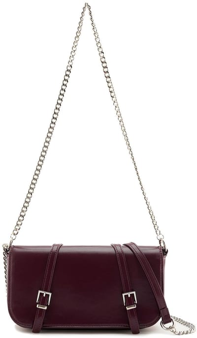SEIDENFELT MANUFAKTUR schoudertas Delary Crossbag Deep Red donkerrood