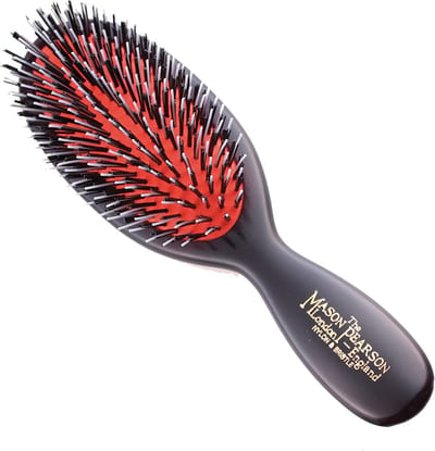 Mason Pearson BN4 Pocket Bristle & Nylon Haarborstel - voor normaal/dik haar - 17 cm