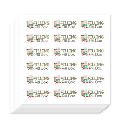 Dailygoods- Planner-Stickers 360 Stuks - Zelfklevende Stickers - Decoratieve Stickers - Woordstickers - Knutselen - Feestdecoratie - Decoratiestickers