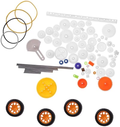 Tandwiel Set - Riemen Accessoires - Onderdelen Vervangen - 78 Delig - Diverse Maten - Kunststof