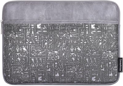 Laptophoes 14 Inch GR - Laptop Sleeve - Mystic Egypt Grijs