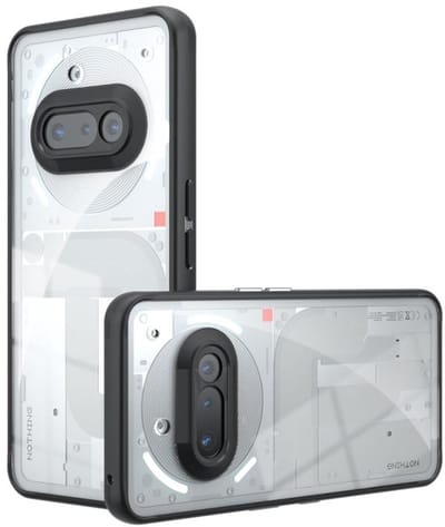 Telefoonhoesje geschikt voor de Nothing Phone 3a - transparante back cover hoesje back case siliconen