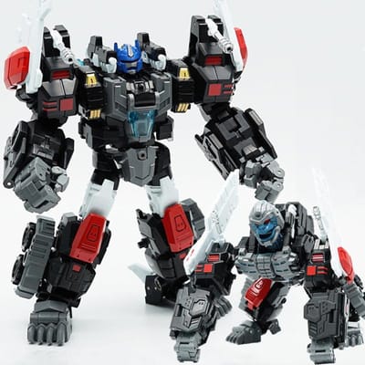JIALEHUANG 18cm Nieuwe Transformatie Schattig Speelgoed Film 7 Versie Robot Serie KO SS13 Anime Actiefiguur Auto Tank Model 8807