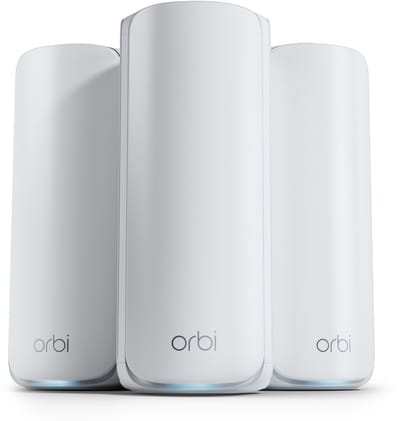 Netgear RBE773 Orbi 770 Series Tri-Band WiFi 7 Mesh (3-Pack) - Mesh router 802.11a/b/g/n/ac/ax/be (Wi-Fi 7)