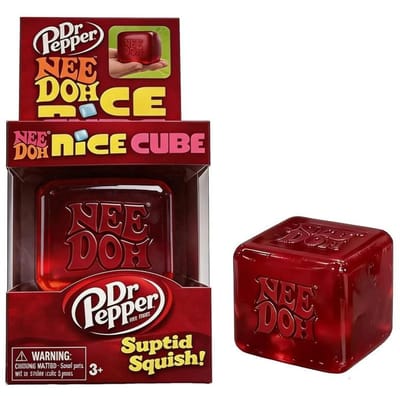 Dr Pepper Nice Cube Drop Soda Aroma Zacht Squishy Langzaam Rijzend Fidget Speelgoed Niet-giftig Antistress voor Volwassenen Kinderen Ontspanning Cadeau