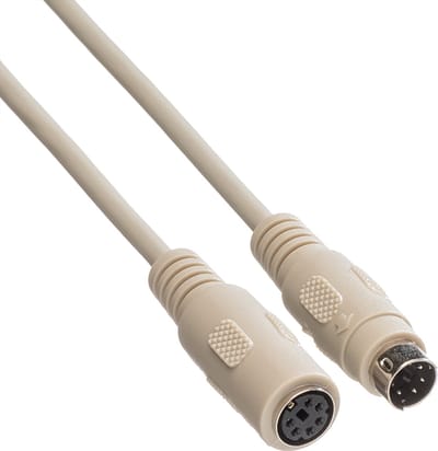 ROLINE PS/2 toetsenbord/muis kabel M/F, 3 m