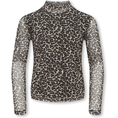 ONLY- KOGERICA LIFE MESH L/S TOP VD JRS - Meisjes - T-shirt - Maat 110/116