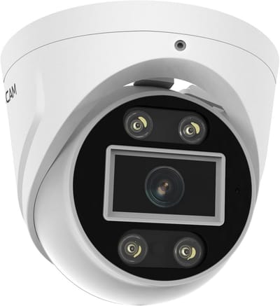Beveiligingscamera Buiten - IP Camera - Woning Beveiligen - Met Sirene - 5MP - Wit