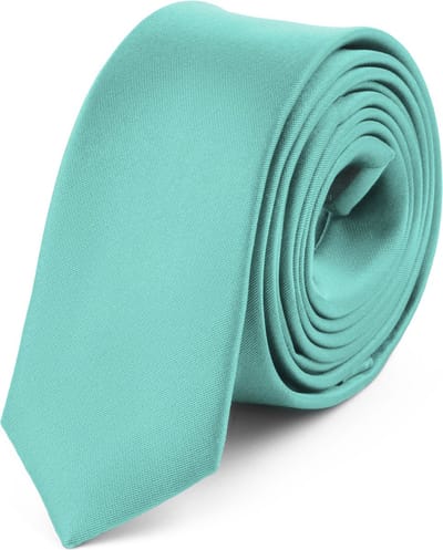 Ladeheid Smal Stropdas - Stropdassen voor heren - Lengte: 150 cm, Breedte: 5 cm - Mint2 - LA-SR-SP-5
