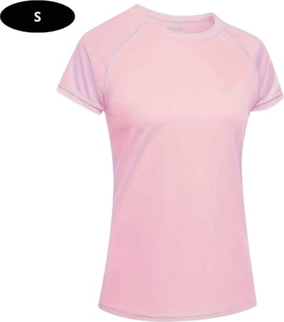 Livano Sportshirt Dames - Sport - Fitness - Compressie Shirt - Corrigerend Hemd - Sportkleding - Vrouwen - Roze - S