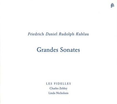 Nicholson Zebley - Grandes Sonates (CD)