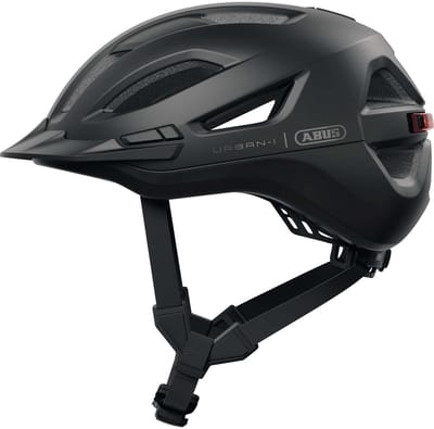 Fietshelm ABUS URBAN-I 4.0 ACE velvet black L - 57-61 cm - zwart - Geschikt voor gebruik op elektrische fietsen - stadsfietsen - 300 g