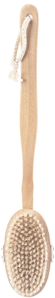 Orion - Houten Massageborstel - 2-in-1 voor Droog en Nat Gebruik - 42 cm