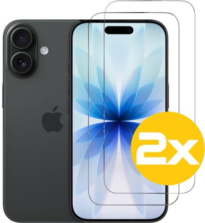 Screenprotector Geschikt Voor iPhone 17 - Glasplaat - Tempered Glass - 2 Stuks