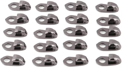 NTH products- Schoenlussen 20 Stuks - Schoenveters Haken - Sluiting - Beugels - Accessoires - Voor Schoenen - Schoenhaken