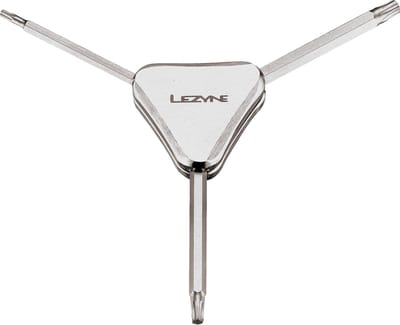 Lezyne 3-Way Torx Y-Sleutel T10 T25 T30 – Fietsgereedschap – Professionele Torx Sleutel
